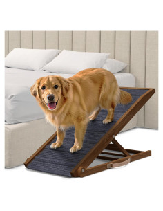 Rampa Ajustable para Perros Pathosio - Madera Nogal 129.5 cm