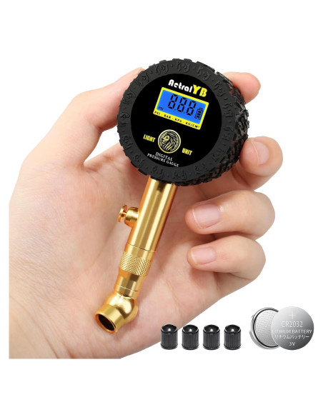 Medidor de Presión de Neumáticos Digital AetralYB 100 PSI