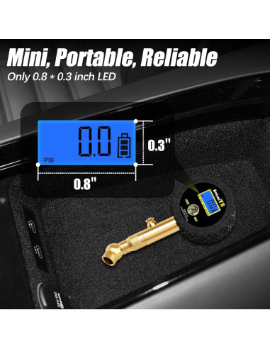 Medidor de Presión de Neumáticos Digital AetralYB 100 PSI