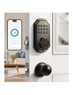 Cerradura Inteligente Arpha D180K Bronce - Control por App