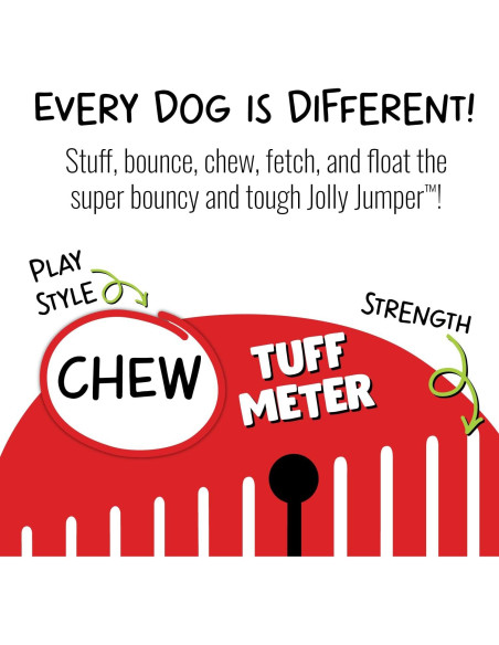 Pelota de Juguete para Perros Jolly Pets JJ03 Naranja 7.62 cm