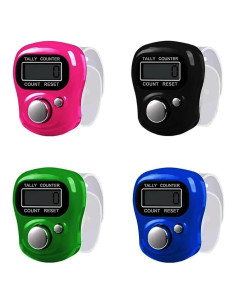 Contador Digital de Dedos FIOTOK 5 Dígitos Ajustable
