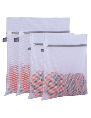 Bolsas de Lavandería Kimmama 4 Piezas Malla 2XL y 2L
