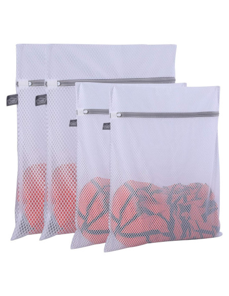 Bolsas de Lavandería Kimmama 4 Piezas Malla 2XL y 2L