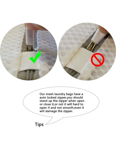 Bolsas de Lavandería Kimmama 4 Piezas Malla 2XL y 2L