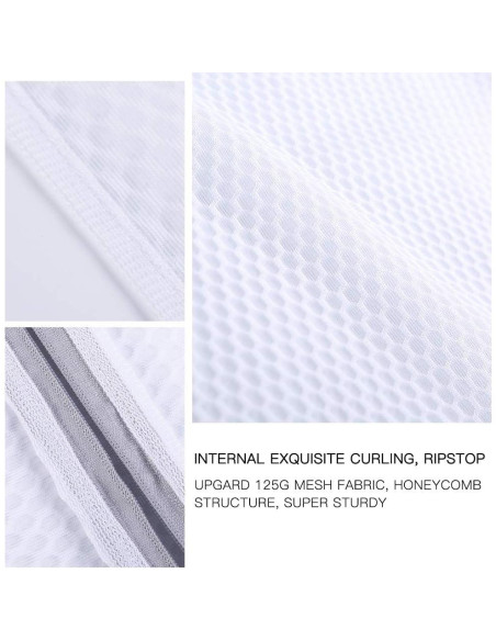 Bolsas de Lavandería Kimmama 4 Piezas Malla 2XL y 2L