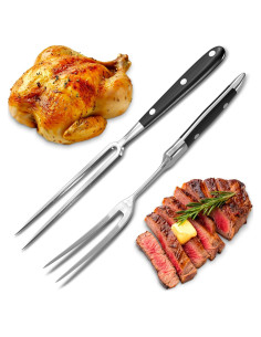 Tenedor de Carne Lagarto Set de 2 Acero Inoxidable 30.48 cm