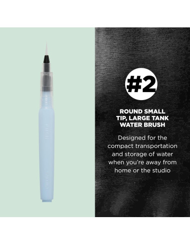 Pincel de Agua SAKURA 9 ml para Acuarela - Punta Fina