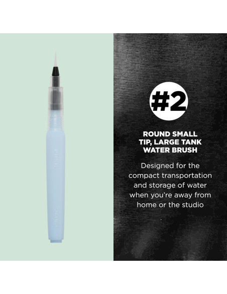 Pincel de Agua SAKURA 9 ml para Acuarela - Punta Fina