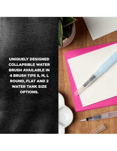 Pincel de Agua SAKURA 9 ml para Acuarela - Punta Fina