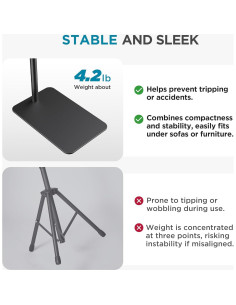 Soporte de Piso InnoGear TFS01H Ajustable para Tabletas 2