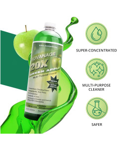 Limpiador Multiusos Concentrado Advanage 20X Manzana Verde 946ml 2