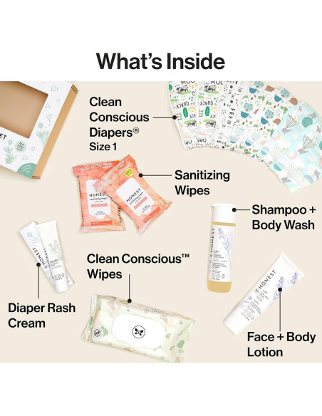 Conjunto de Regalo de Llegada The Honest para Bebé - Esenciales