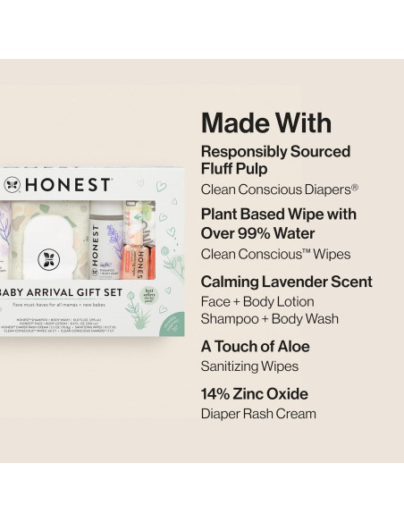 Conjunto de Regalo de Llegada The Honest para Bebé - Esenciales