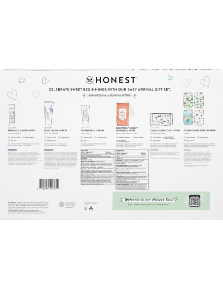 Conjunto de Regalo de Llegada The Honest para Bebé - Esenciales