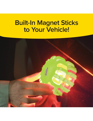 Bengalas LED Lizard Flare 15 LEDs 9 Modos Seguridad Verde