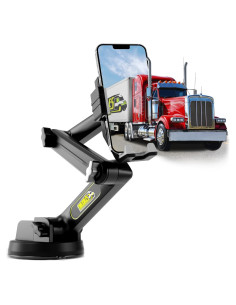 Soporte para Teléfono Truckules 42.93 cm para Camión Gris