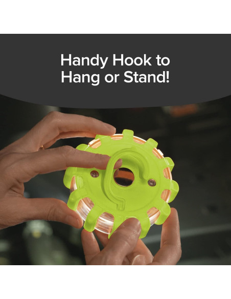 Bengalas LED Lizard Flare 15 LEDs 9 Modos Seguridad Verde