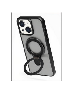 Soporte para teléfono NXVX plateado con purpurina 360