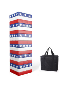 Torre de Caída Gigante Nattork - 54 Bloques de Madera 0.54 m