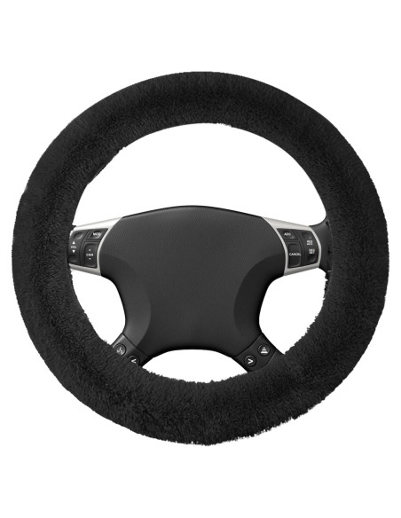 Funda de Volante de Coche Wuyaoyao 15'' Felpa Antideslizante Funda de Volante de Coche Wuyaoyao 15'' Felpa Antideslizante