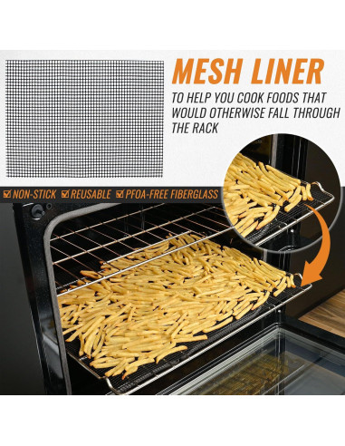 Forros de Horno Reutilizables INFRAOVENS 43x64 cm Antiadherentes