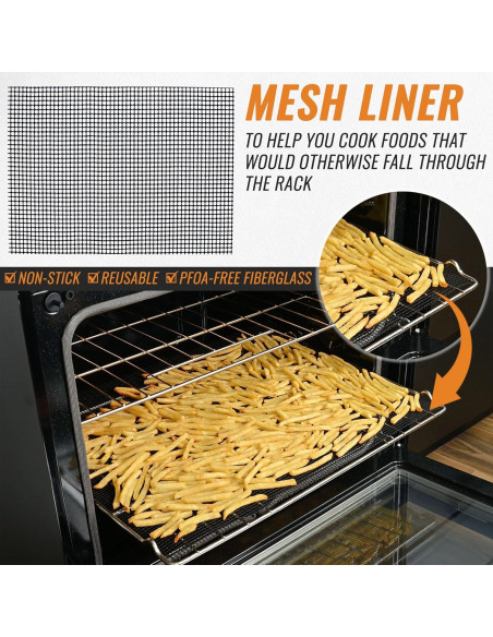 Forros de Horno Reutilizables INFRAOVENS 43x64 cm Antiadherentes