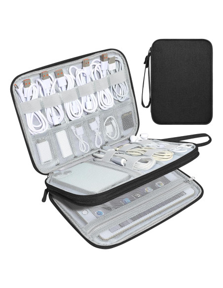 Organizador Electrónico de Viaje CILLA Negro 24x17.5cm