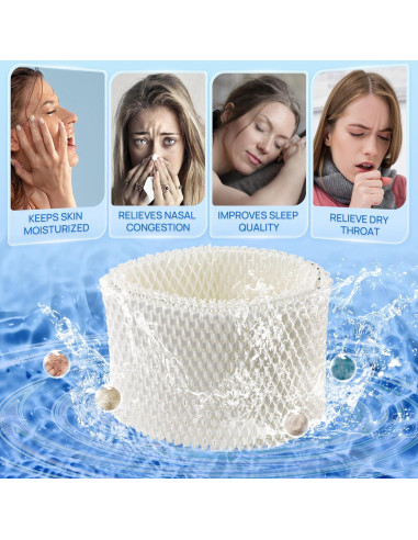 Filtro de Humidificador NISHCON WF2 - Paquete de 4 Reemplazos