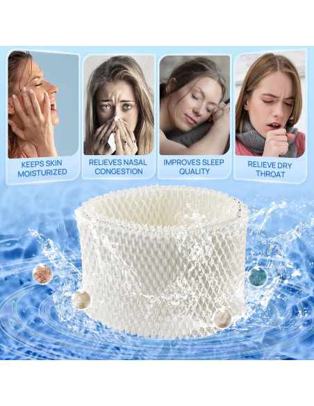 Filtro de Humidificador NISHCON WF2 - Paquete de 4 Reemplazos