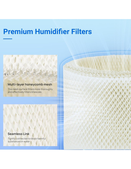 Filtro de Humidificador NISHCON WF2 - Paquete de 4 Reemplazos
