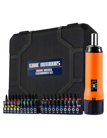 Conjunto de Destornillador de Par KNINE OUTDOORS 10-70 N-m 45 Piezas