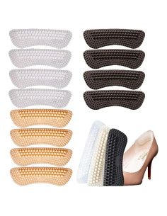 6 Pares de Agarraderas de Silicona JUZI para Talones - Gel Antideslizante