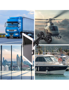 Soporte de Tableta Aluminio Doble Ventosa TS-10A 4.7-15" 2