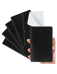 Cuadernos Impermeables Qilery 6 Paquete 9x14 cm Rayado