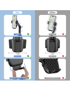 Soporte para Teléfono en Taza de Coche Bokilino A399+X55 2
