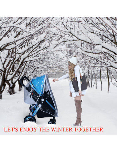 Cubierta de Lluvia para Cochecito de Bebé EVA Universal