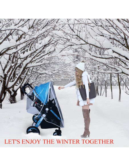 Cubierta de Lluvia para Cochecito de Bebé EVA Universal