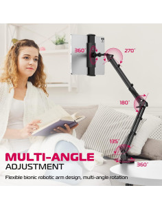 Soporte Ajustable ULANZI T2 para Tabletas 4.6-32.8 cm 2