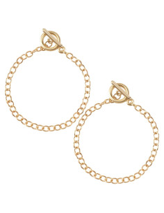 Cadenas de Pulsera DIY Isslly 2 PCS Aleación Dorado 19.5 cm