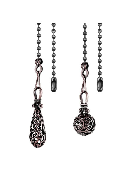 Cadena de Tirar para Ventilador de Techo Dotlite Retro 35 cm Bronce 2Pack