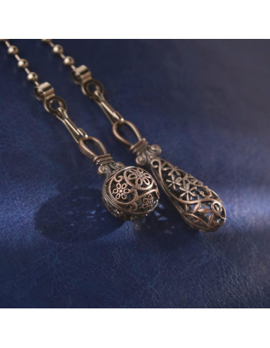 Cadena de Tirar para Ventilador de Techo Dotlite Retro 35 cm Bronce 2Pack