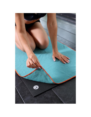 Toalla de Yoga Antideslizante Eunzel 2 Piezas 182x61 cm