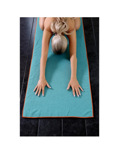 Toalla de Yoga Antideslizante Eunzel 2 Piezas 182x61 cm