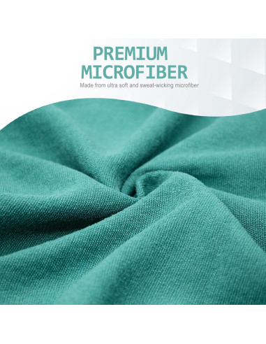 Toalla de Yoga Antideslizante Eunzel 2 Piezas 182x61 cm