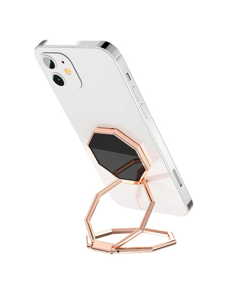 Soporte para Teléfono Celular CLZWiiN Oro Rosa Plegable 360 Soporte para Teléfono Celular CLZWiiN Oro Rosa Plegable 360