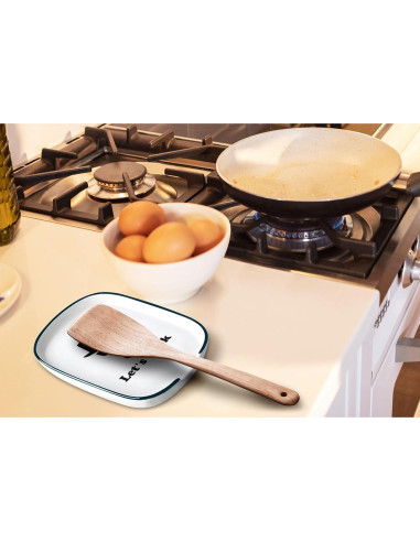 Soporte para Cucharas de Cerámica Bttwkco Vamos a Cocinar