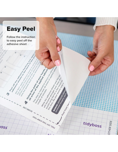 Paquete de 6 Hojas de Pegamento para Rompecabezas Tidyboss 1000 Piezas