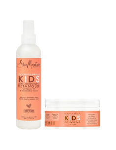 Set de Cuidado Cabello Rizado Shea Moisture Kids - Crema y Spray