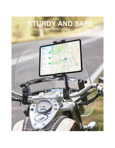 Soporte para Tableta Gooseneck Woleyi para Bicicleta 4-13"